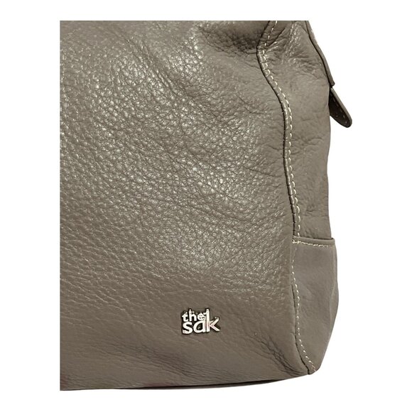 The Sak Leather Satchel – Portobello Taupe – Double Strap Handbag - Picture 3 of 9